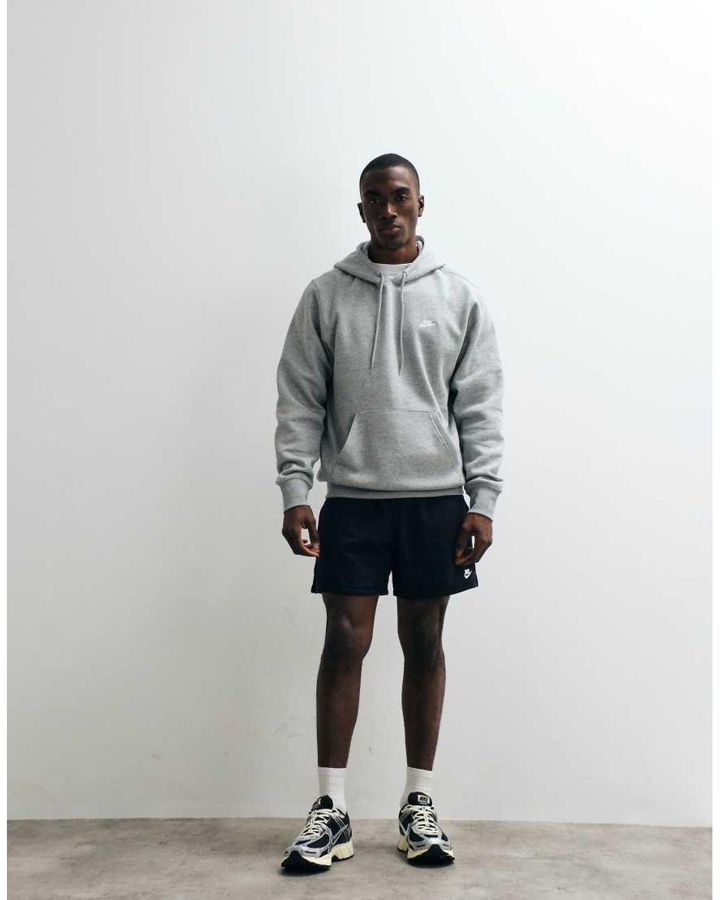 Nike Gray Club Hoodie for men