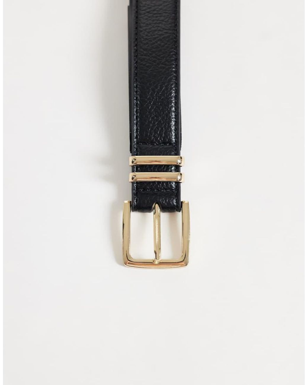 Cintura Classica Nera di Mango in Gray
