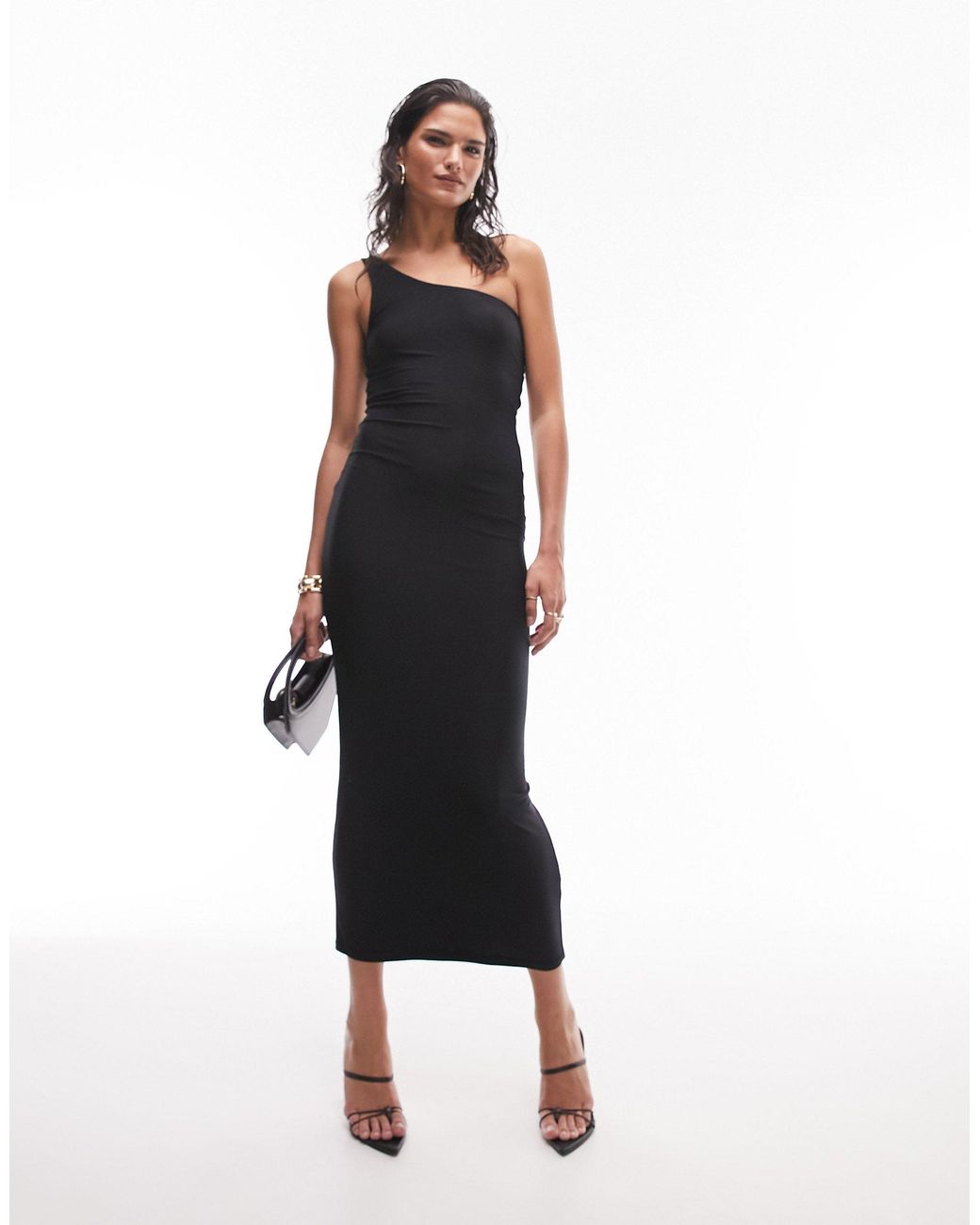 One shoulder 2025 slip dress