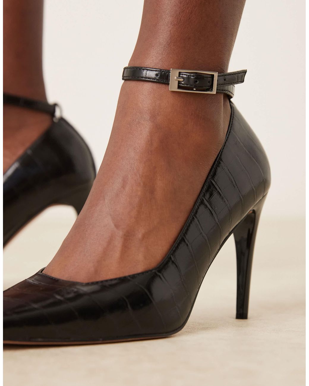 ASOS Brown Pippa High Heel Pumps