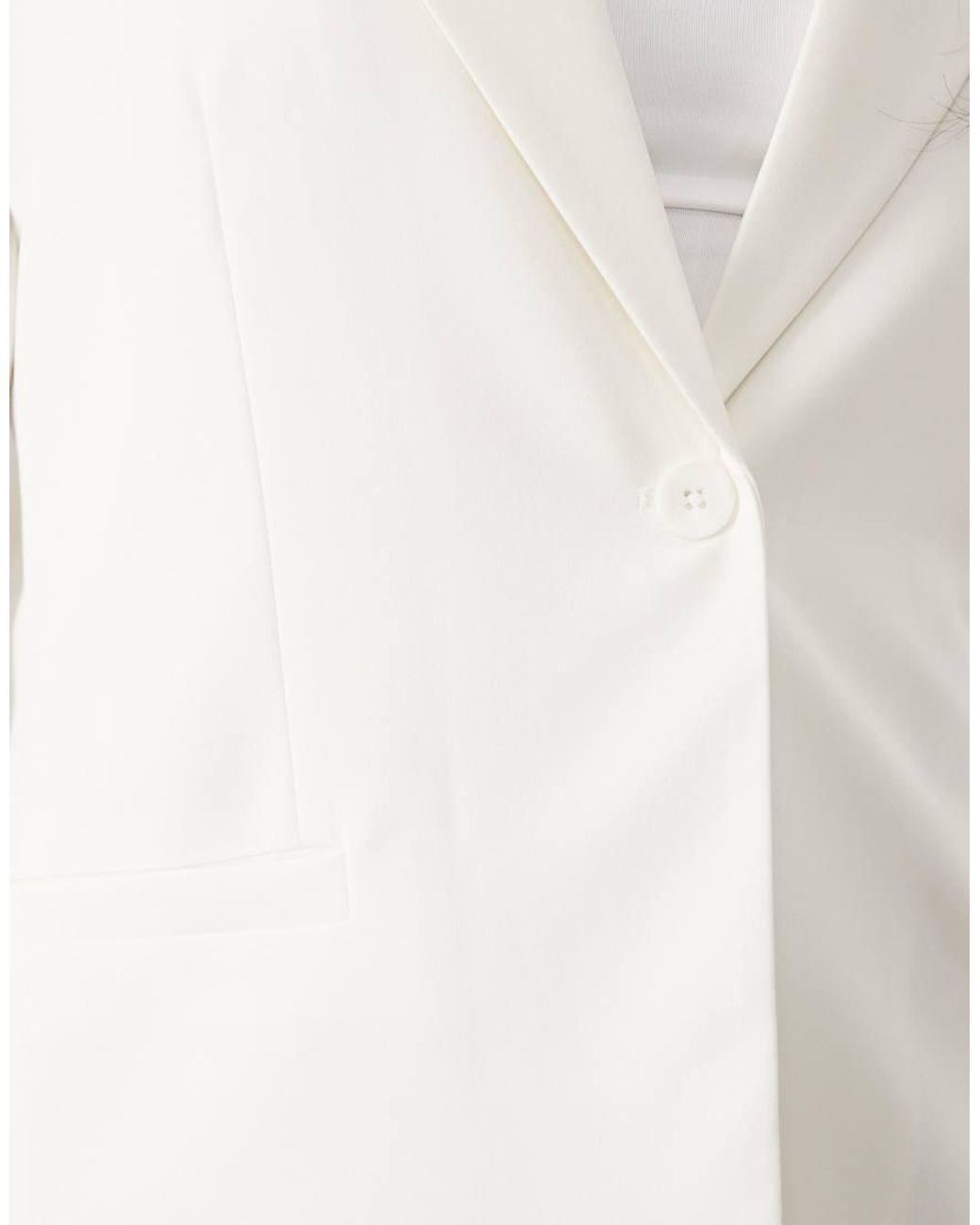ASOS White Curve Tailored Relaxed Blazer