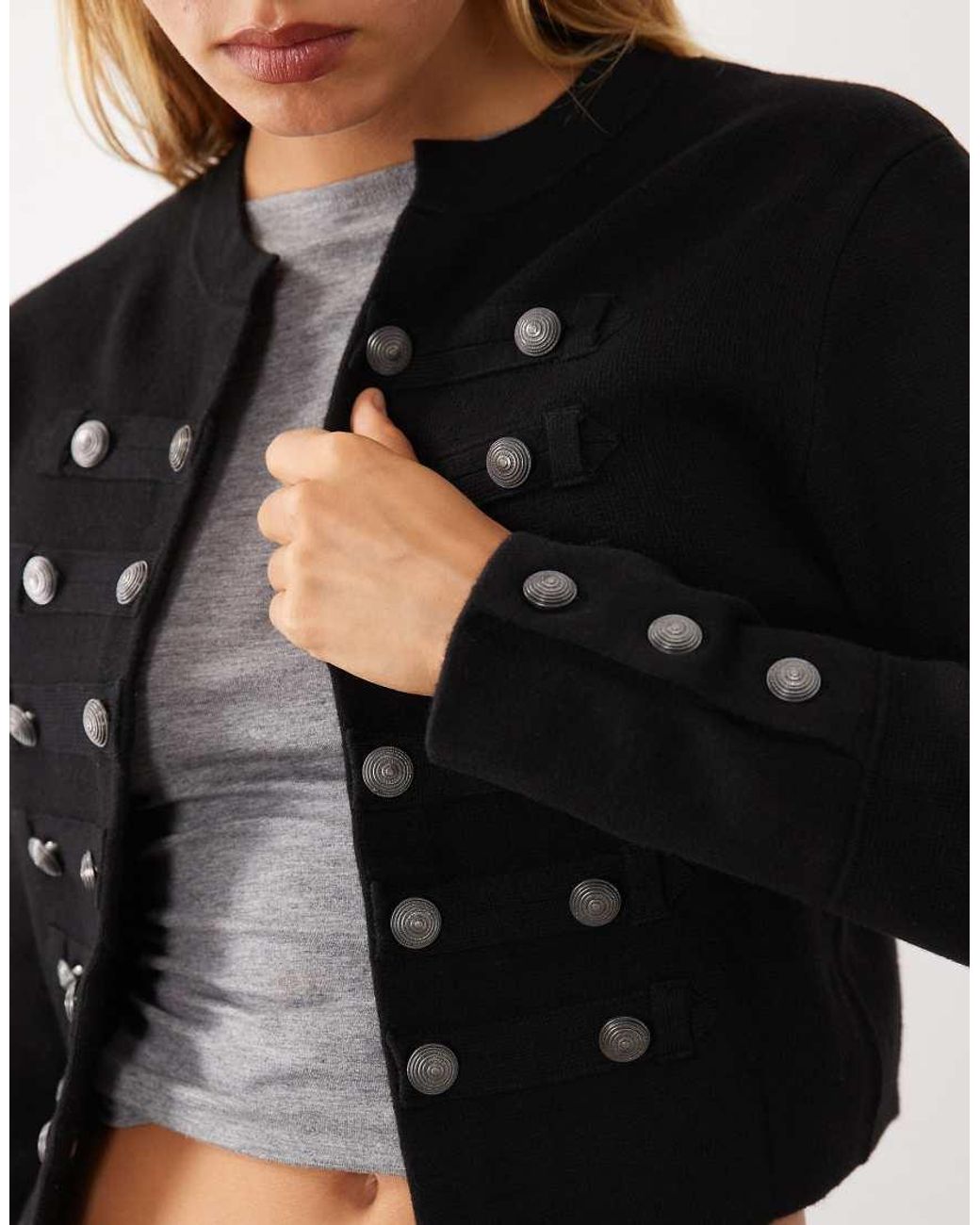Giacca Utility Nera di Mango in Black