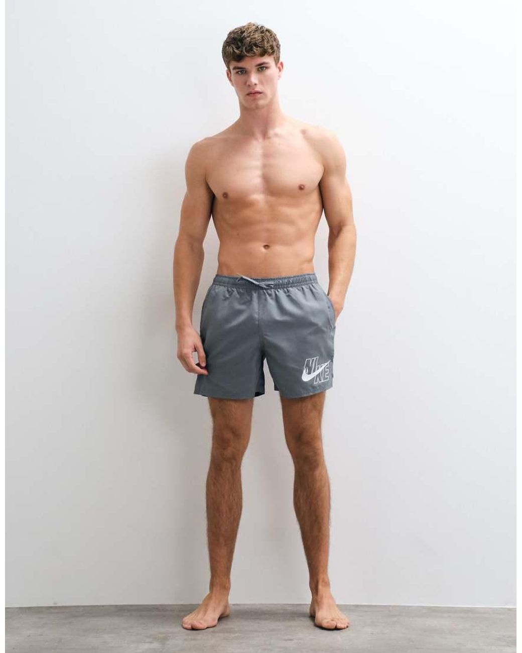 Nike Blue Nike Swim 5"" Volley Short for men