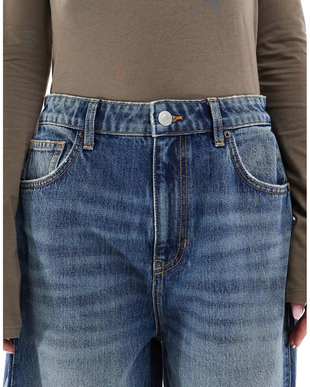 91 - jean ample - florence Cotton On en coloris Blue