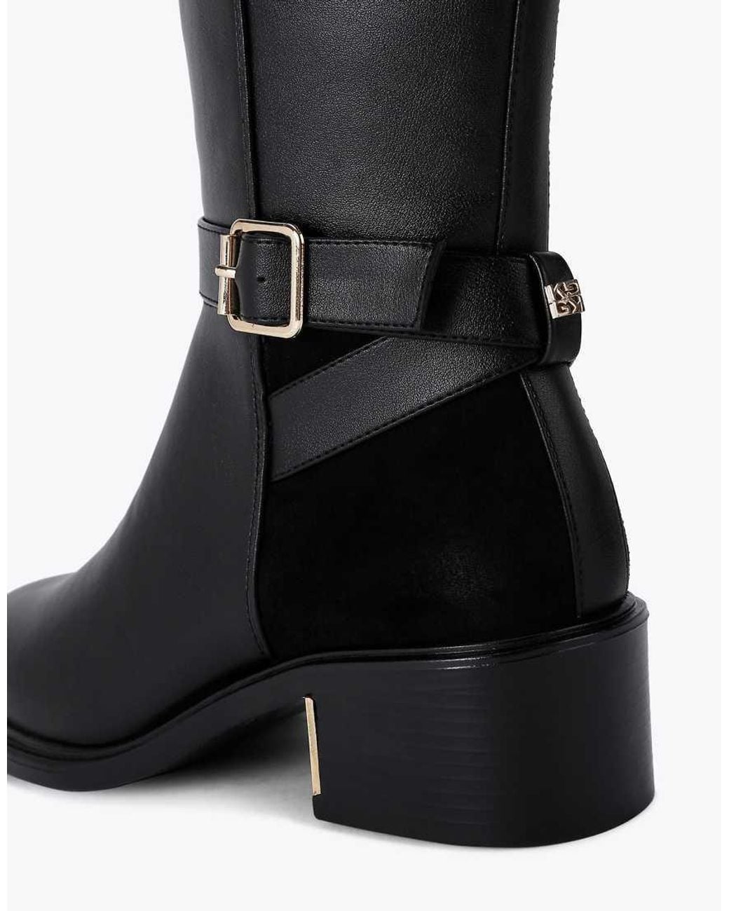 KG by Kurt Geiger Black Helen High Leg Knee Boots