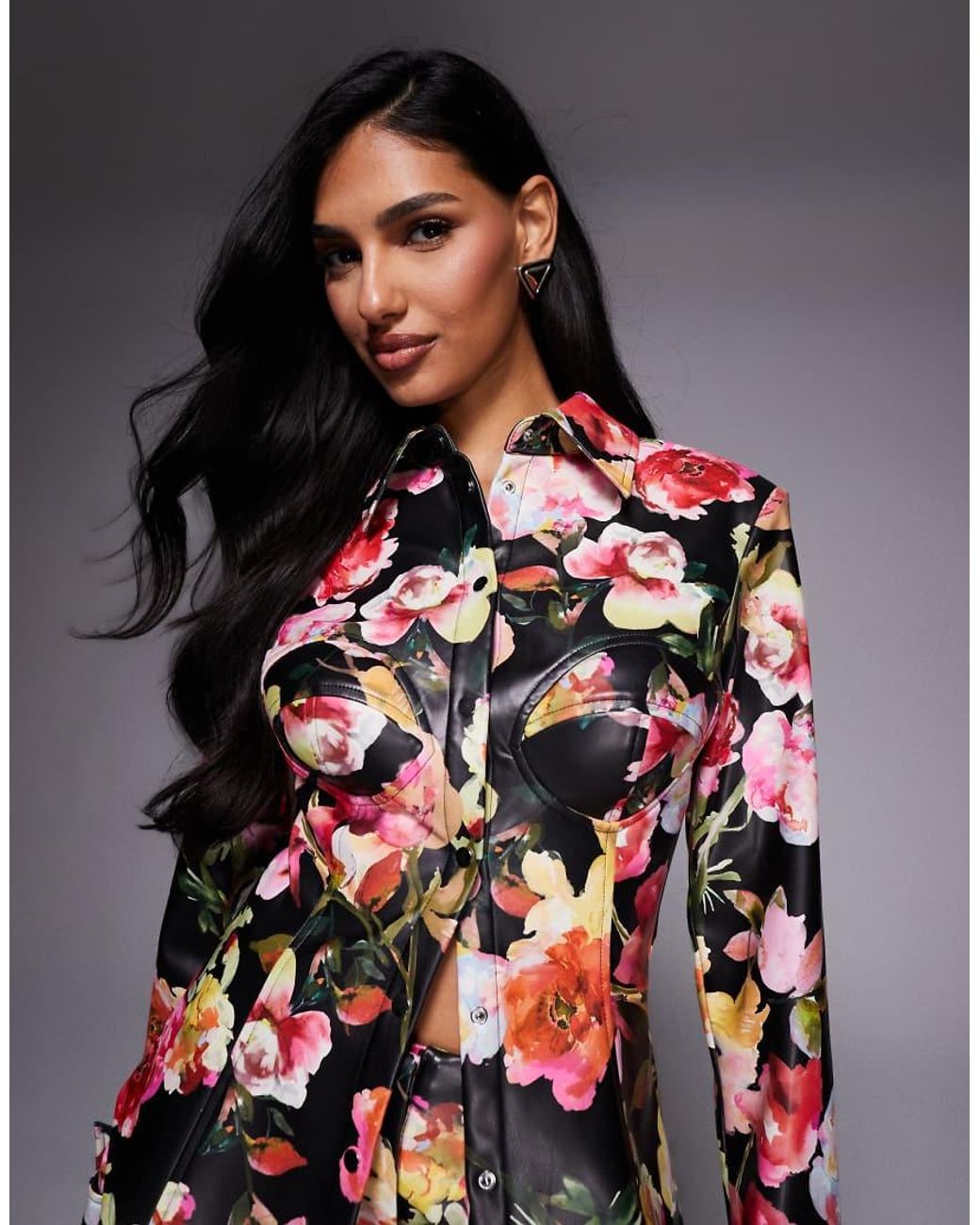 Camicia Stretta di ASOS in Multicolor
