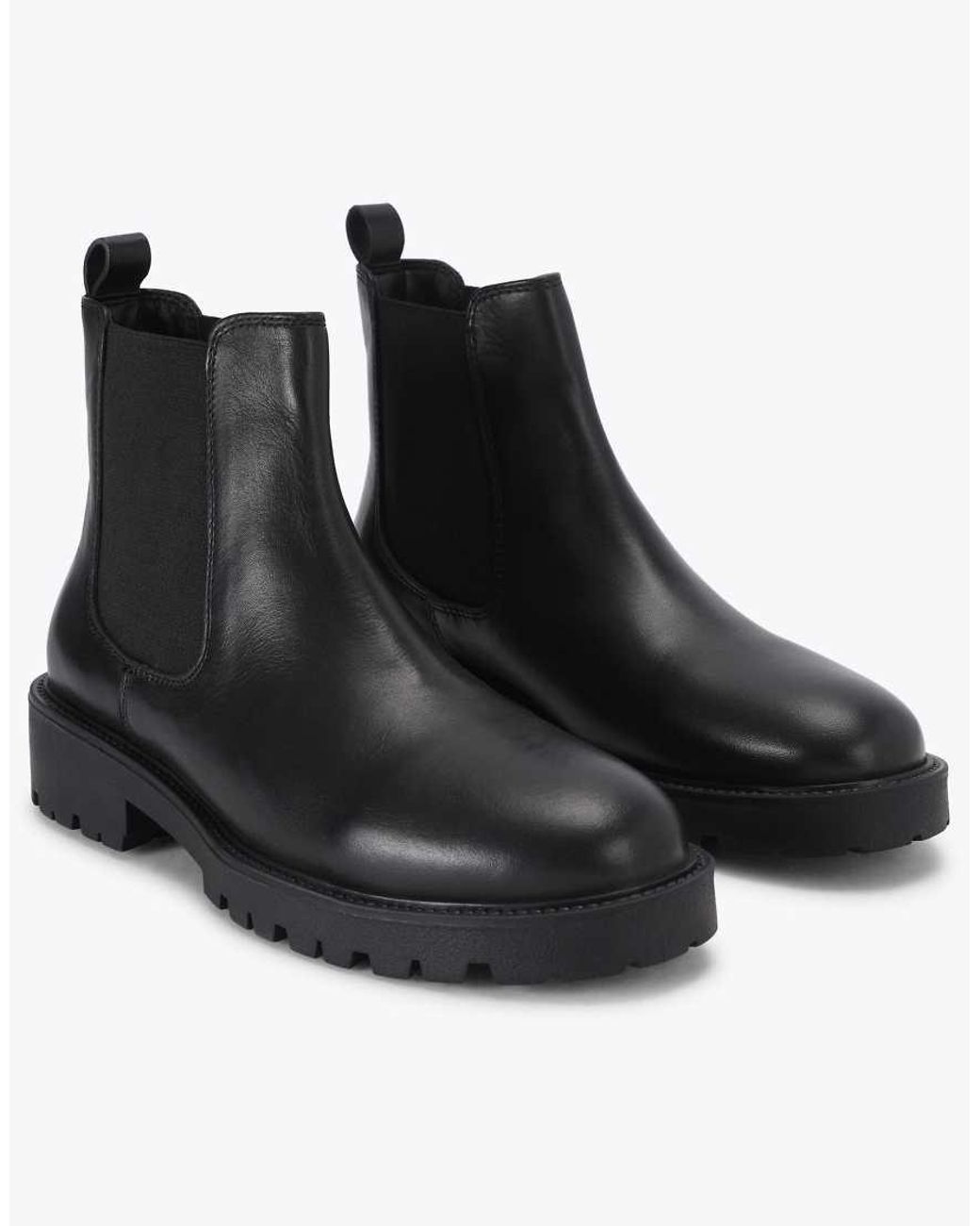 Carvela Kurt Geiger Black Amara Chelsea Low Ankle Boots