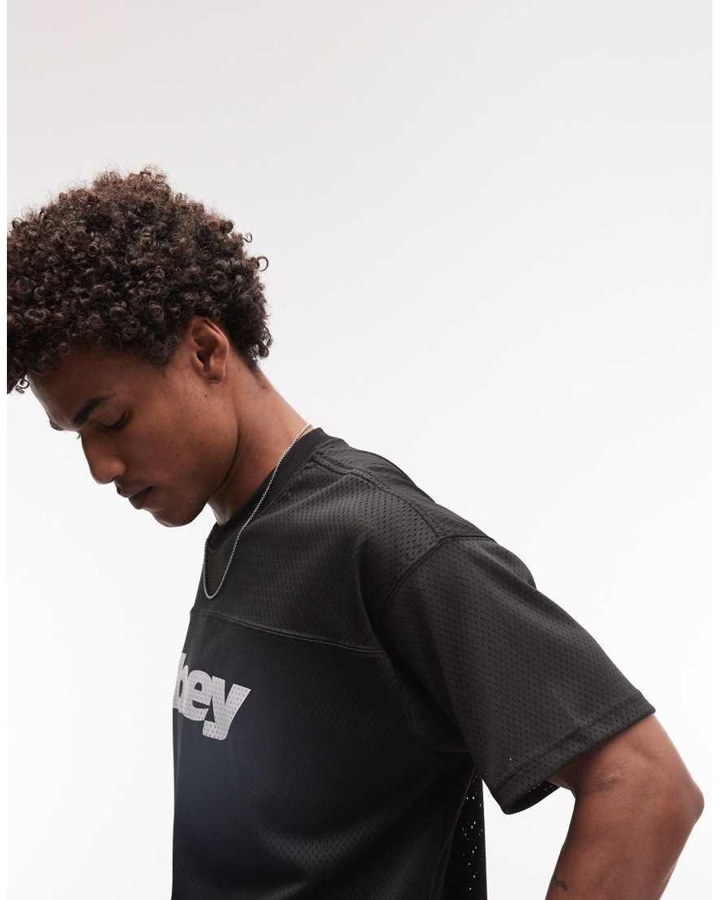Obey White Practice Short Sleeve Jersey T-shirt for men