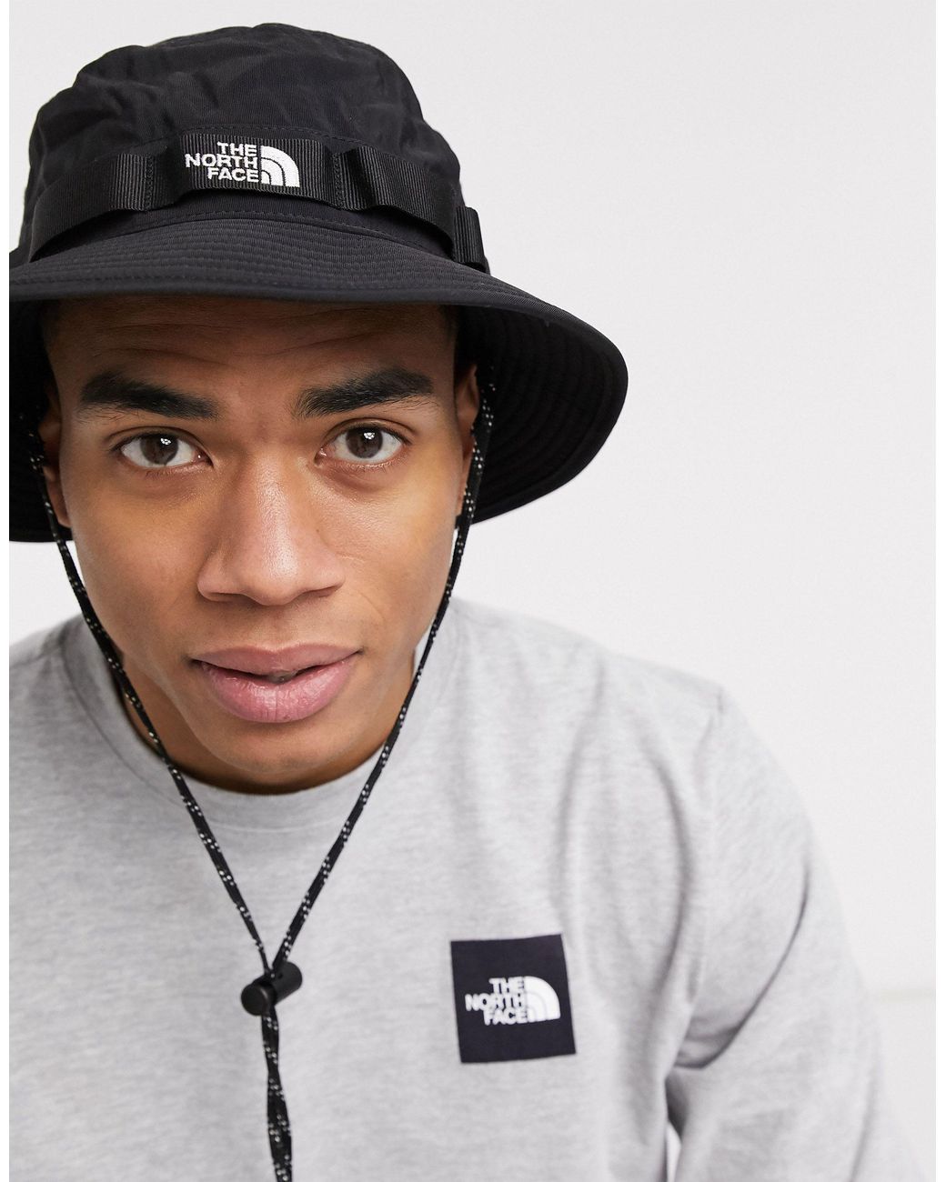 The North Face Class V Brimmer Bucket Hat in Black for Men | Lyst UK