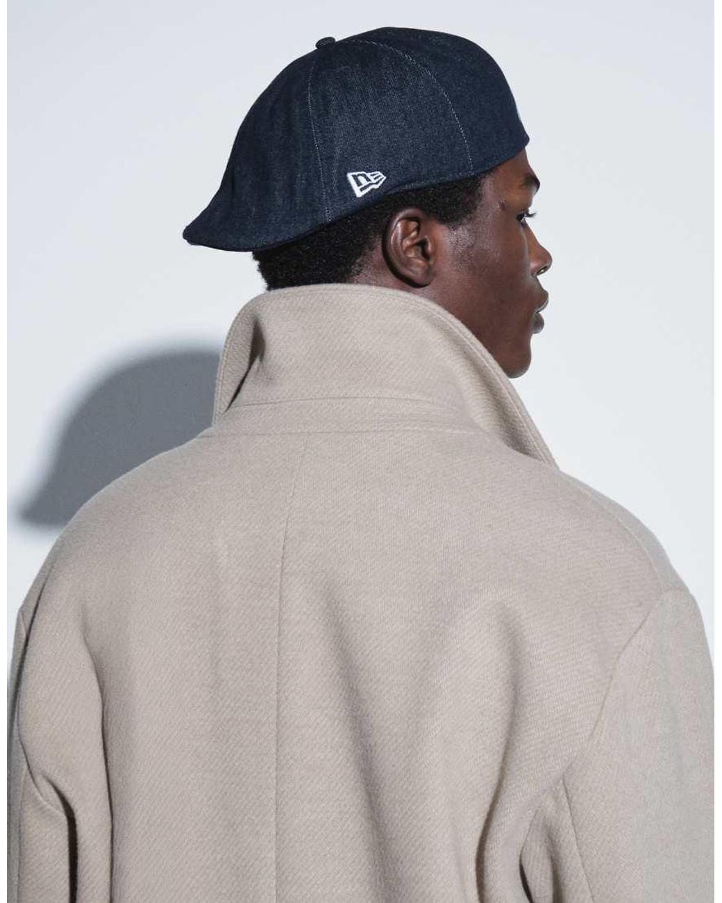 KTZ X Asos Exclusive Ny Yankees Logo Denim Flat Cap in Blue | Lyst UK
