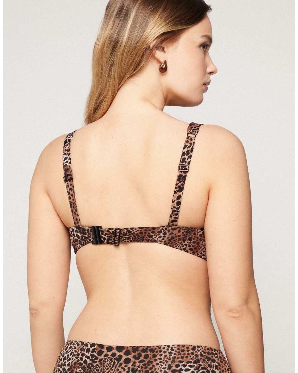 Tezenis Brown Savage Sun Bikini Top