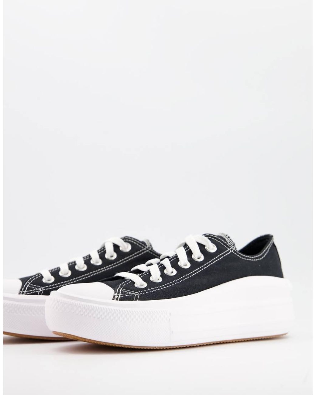Converse White Chuck Taylor All Star Move Ox Trainers