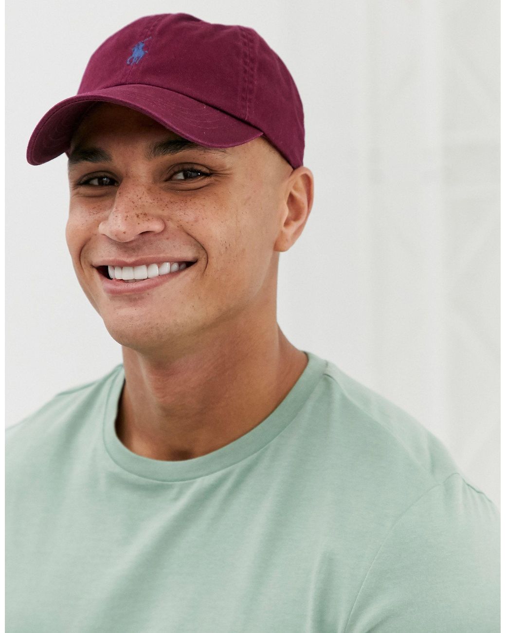 Polo Ralph Lauren – burgundere baseball-cap mit logo in Rot für Herren |  Lyst AT