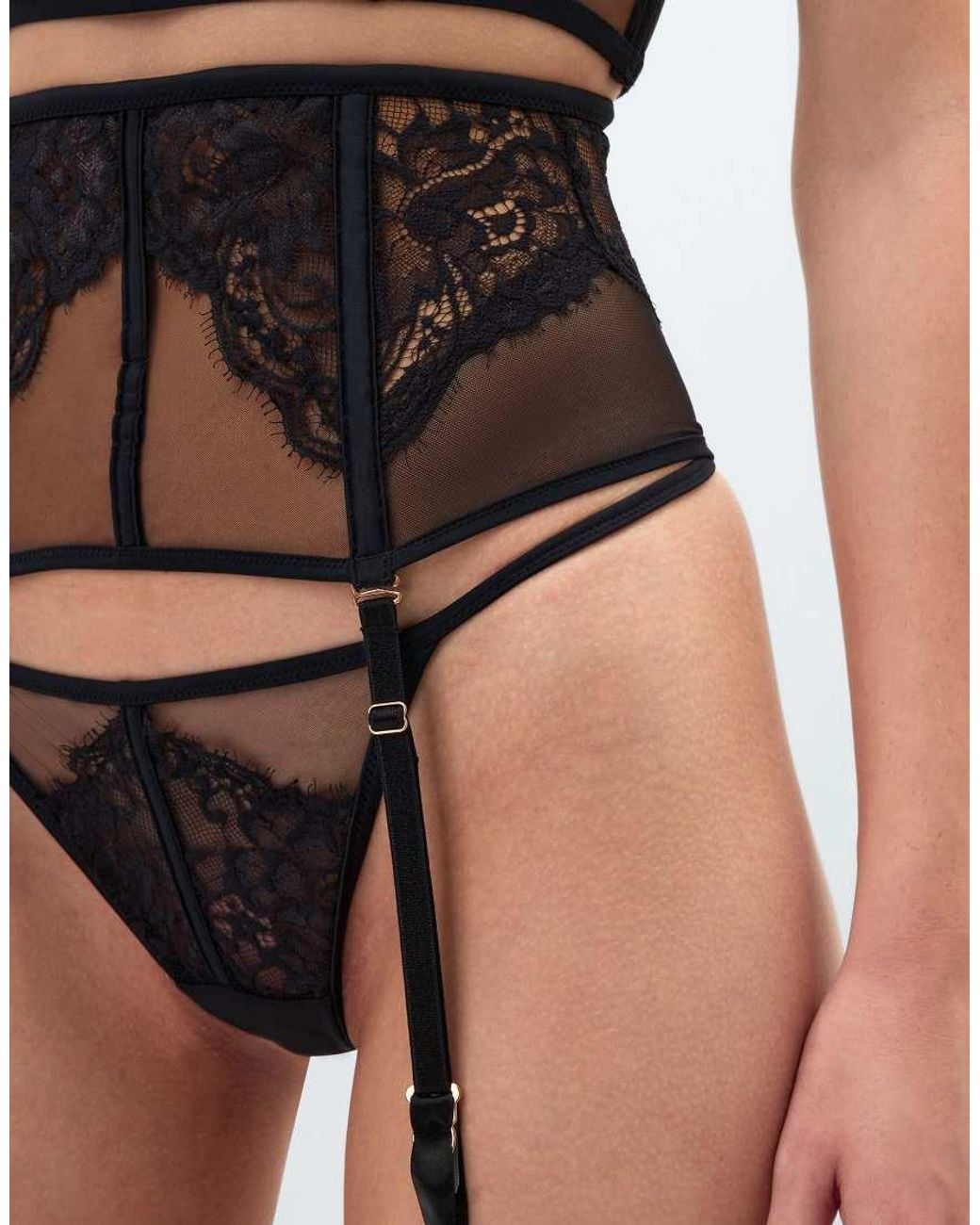 Intimissimi Black Ethereal Embrace Suspenders