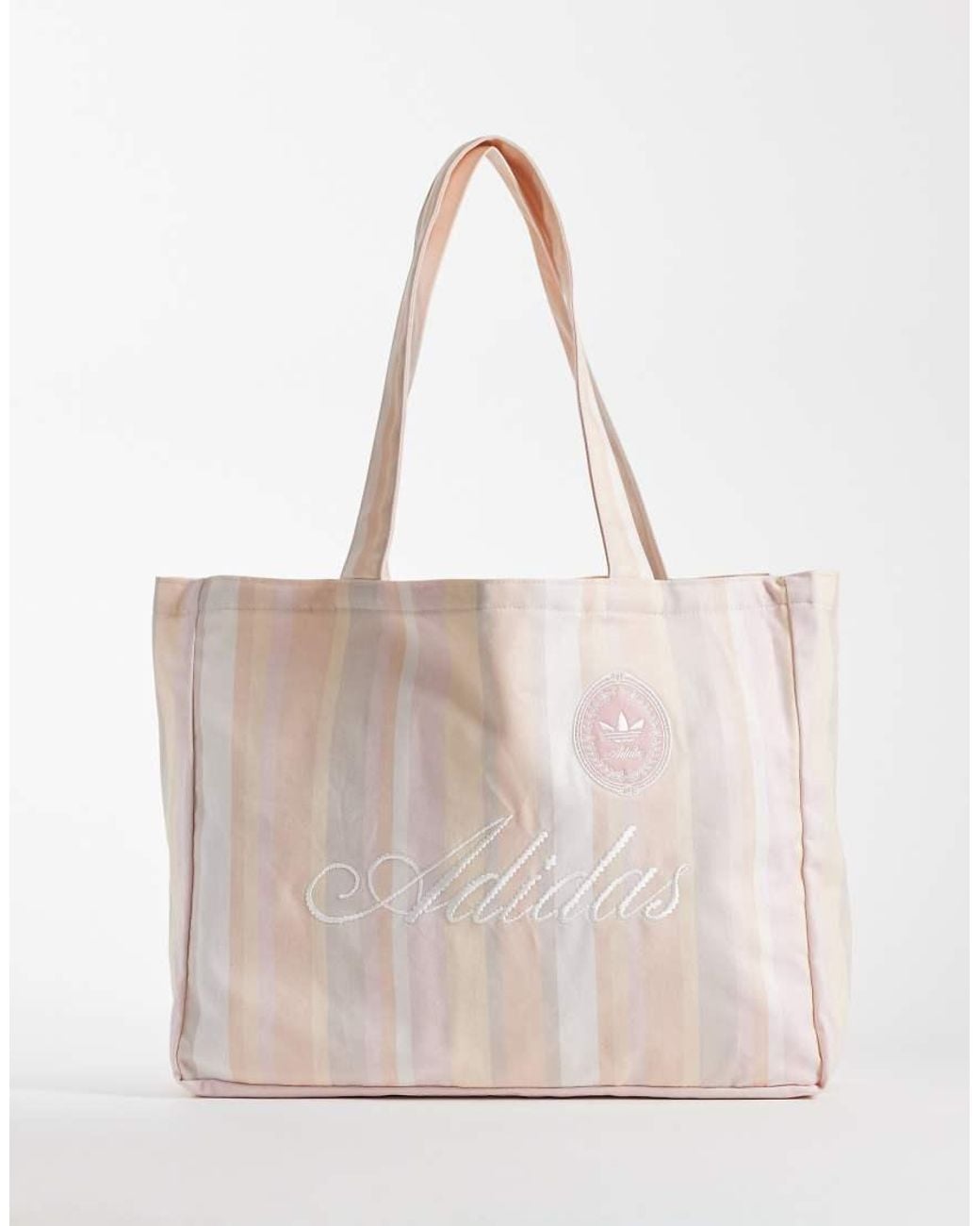 Adidas Originals Natural Script Logo Tote Bag