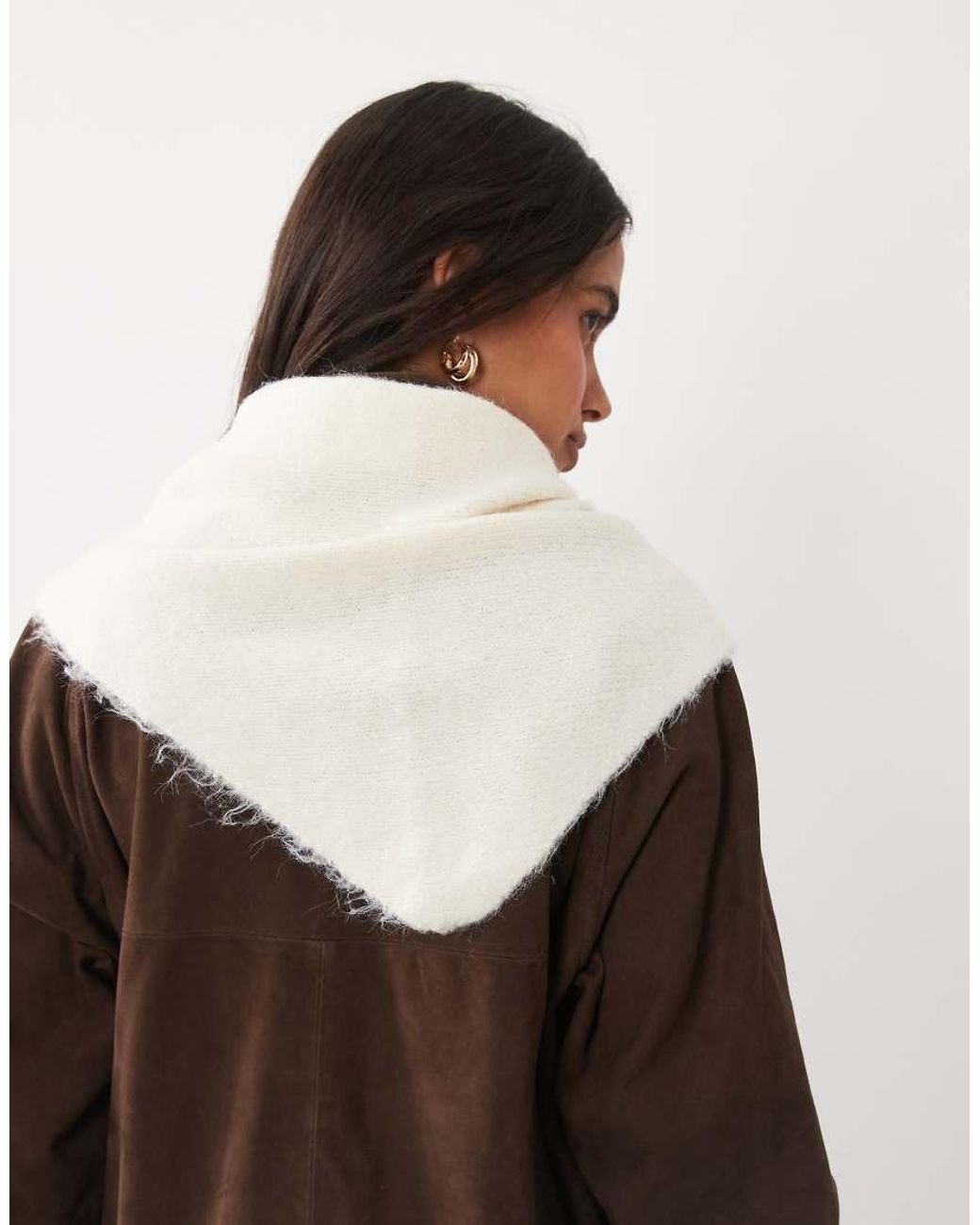 ASOS Brown Large Triangle Scarf