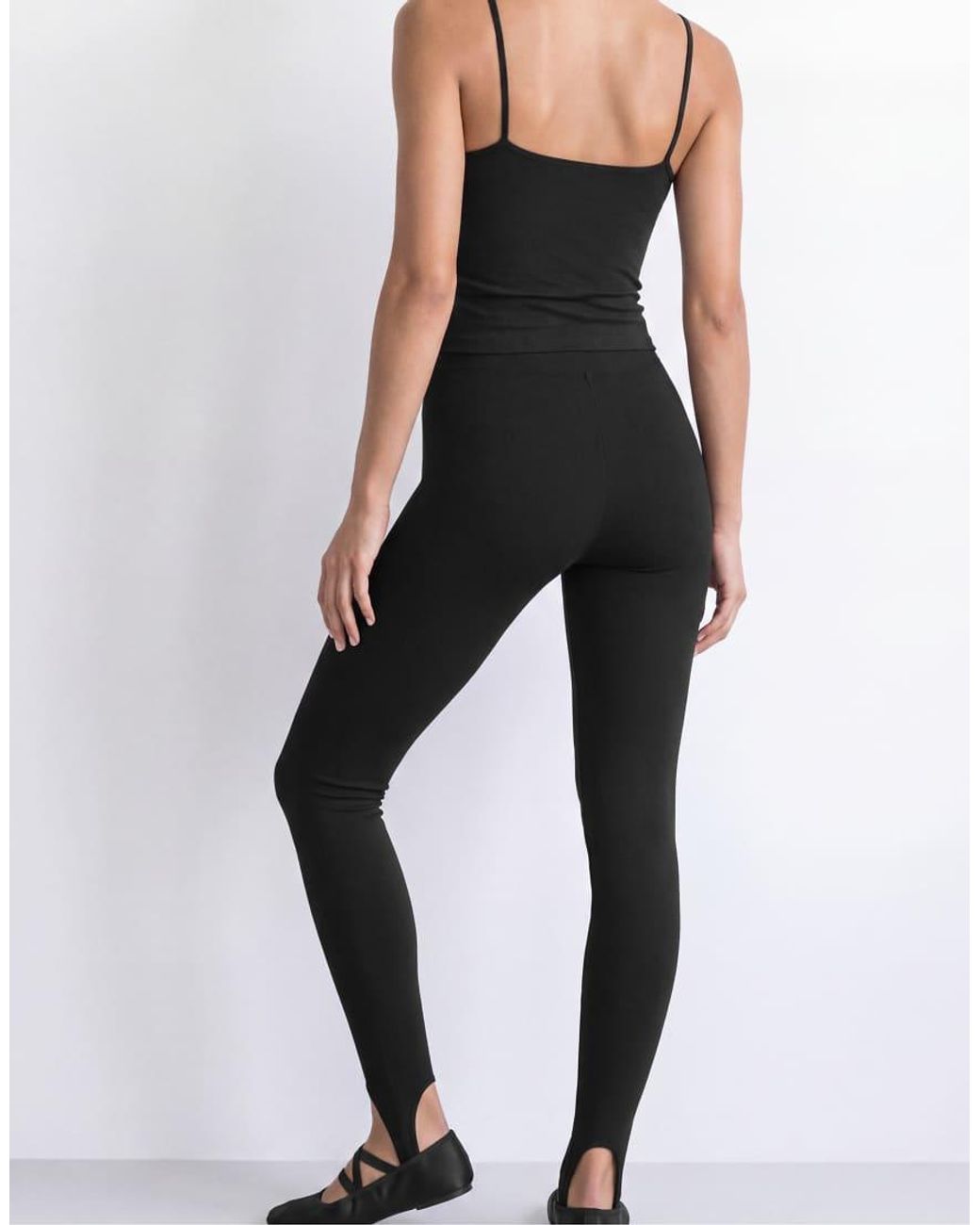Stradivarius Green High-waist Stirrup leggings