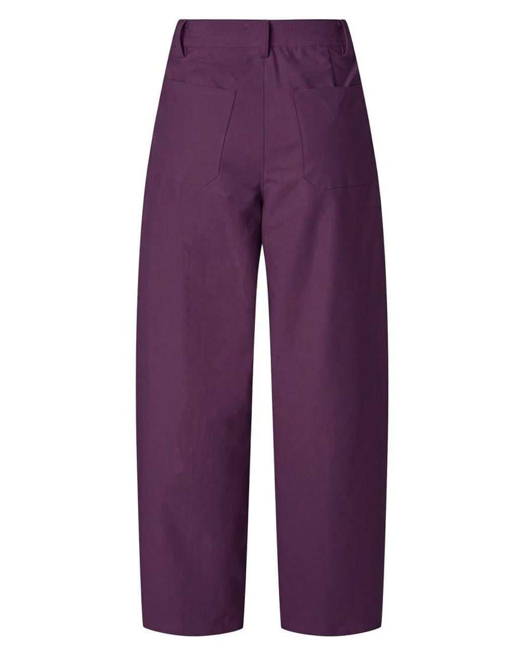 Pieces Purple Trousers