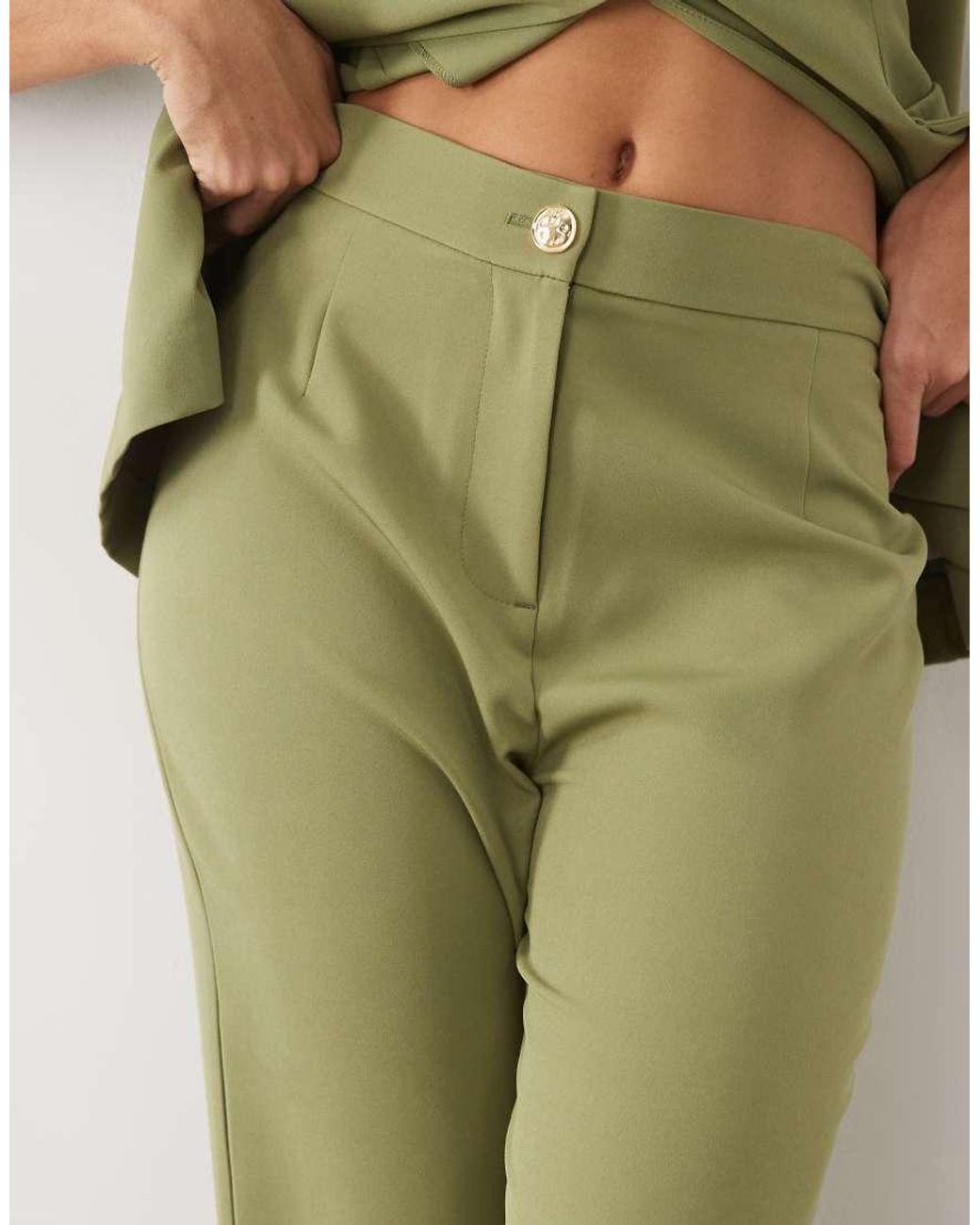 ASOS Green Set Tailored Suit Pants