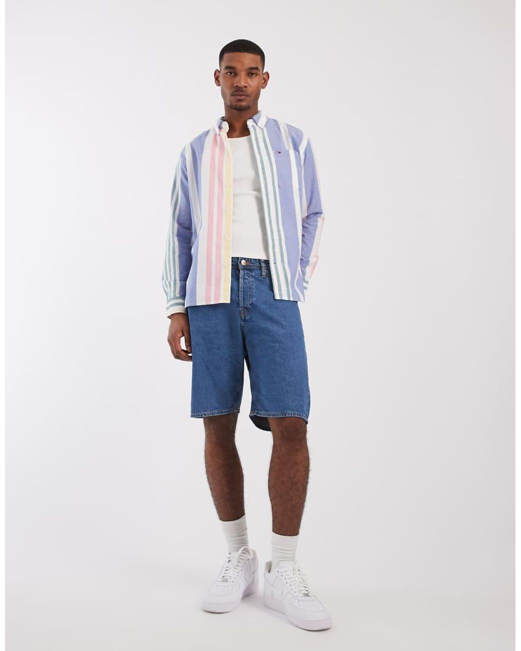 Tommy Hilfiger Blue Oxford Shirt for men