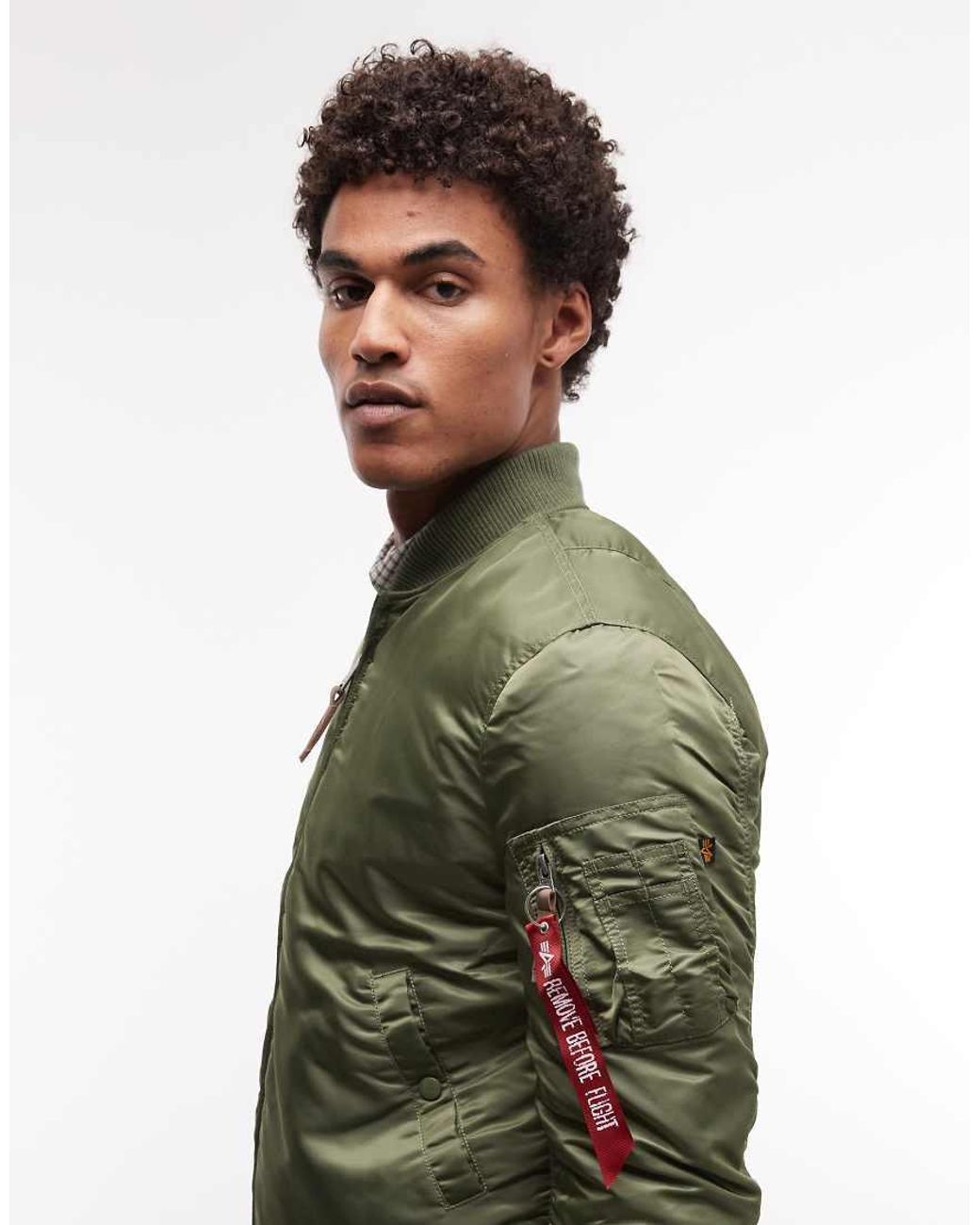 Ma1 di Alpha Industries in Green da Uomo