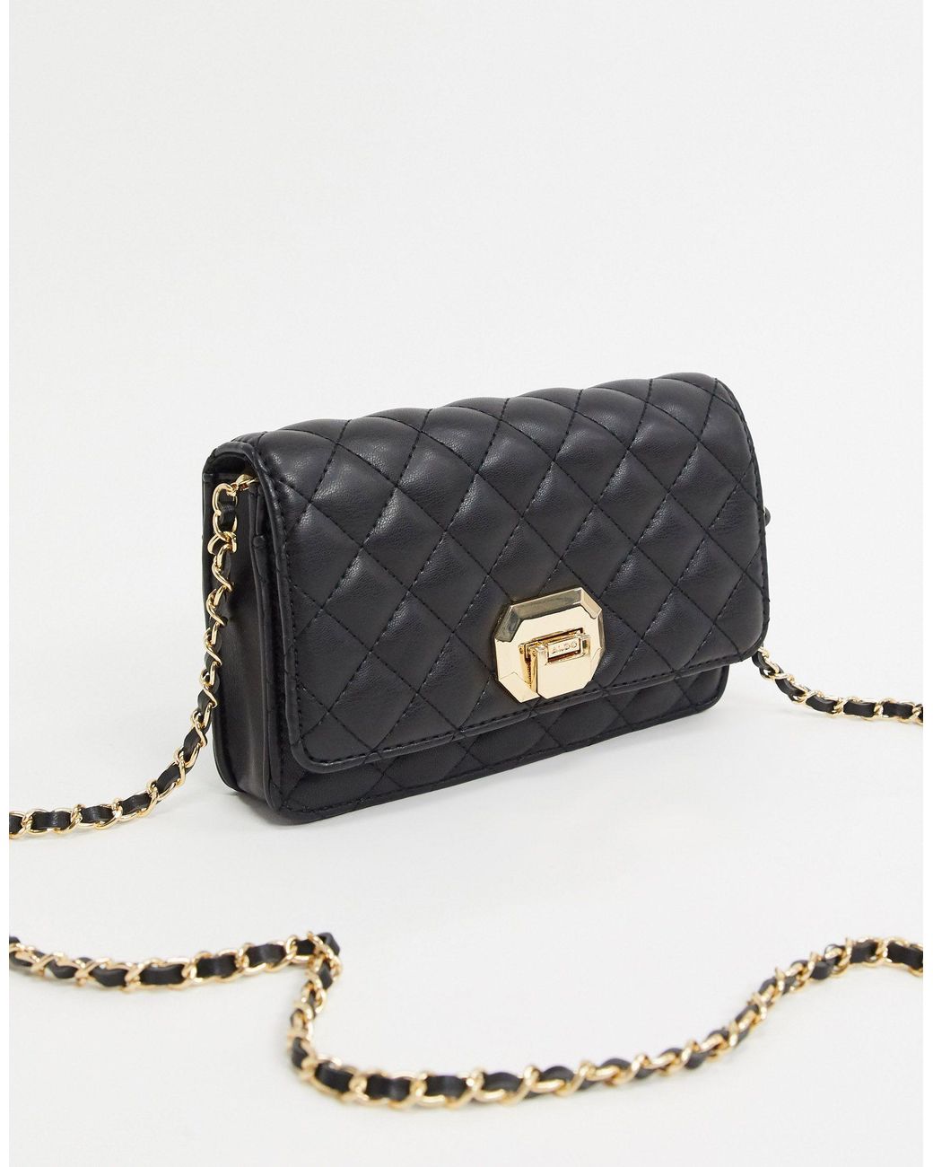 ALDO Bressanvido Crossbody With Chain Strap in Black Lyst Canada