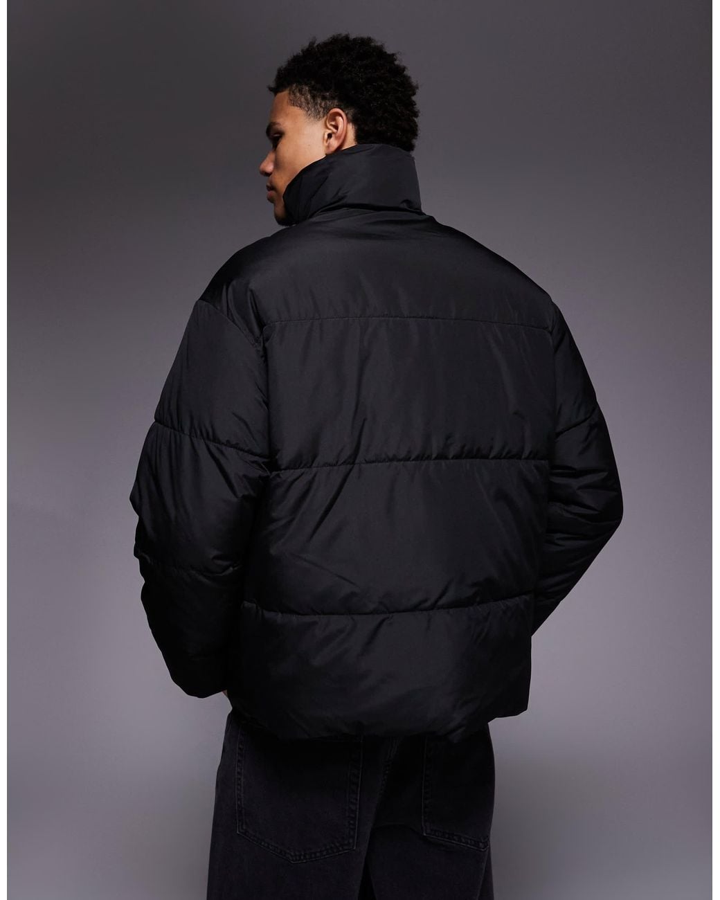 ADPT Gray Padded Puffer Jacket for men