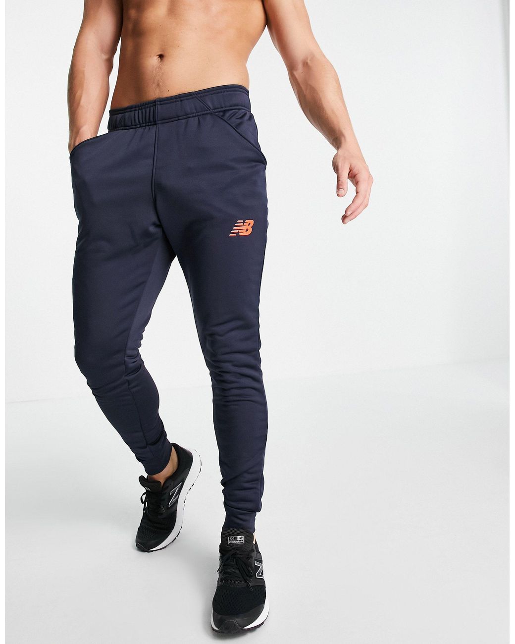 New Balance Football Graft Slim Fit joggers in Black for Men | Lyst UK