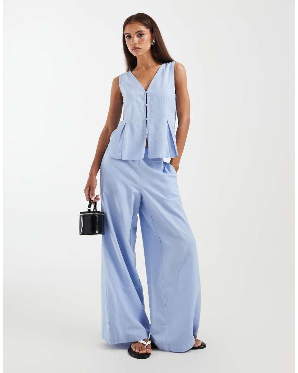 Aware Blue V-neck Vest