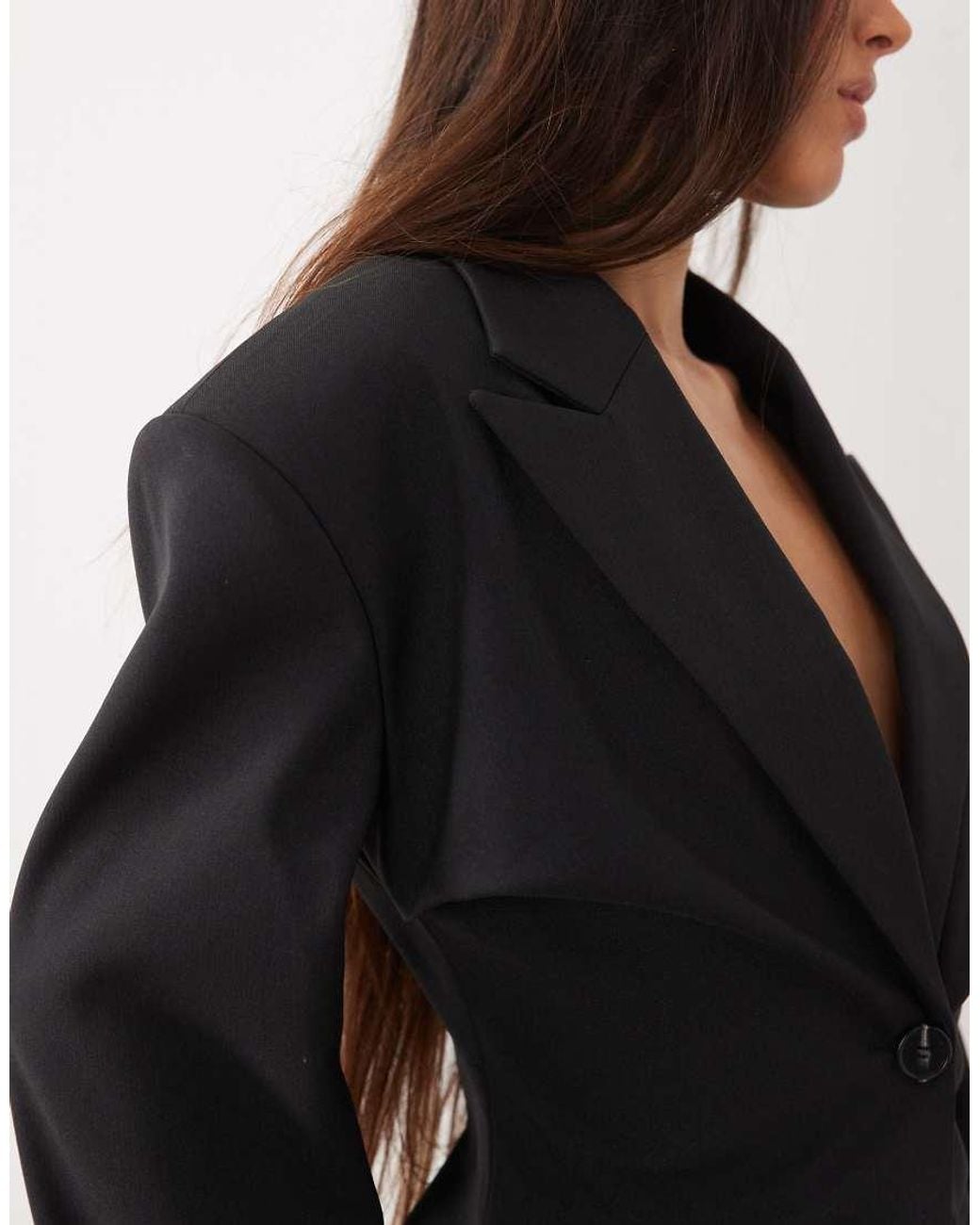 ASOS Black Co-Ord Cinched Blazer