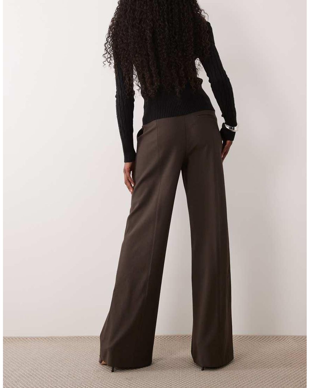 Mango Black Tailored Flared Pants