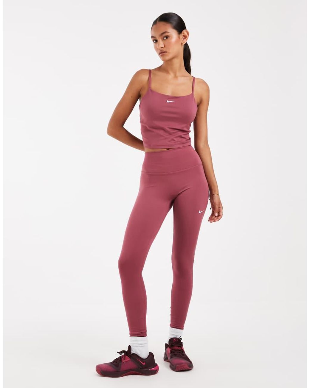 Nike Red One Dri-Fit Bra Tank Top