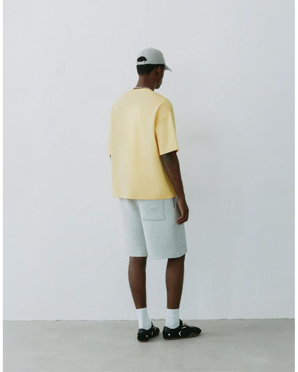 Pull&Bear Natural Heavyweight T-shirt Slogan for men