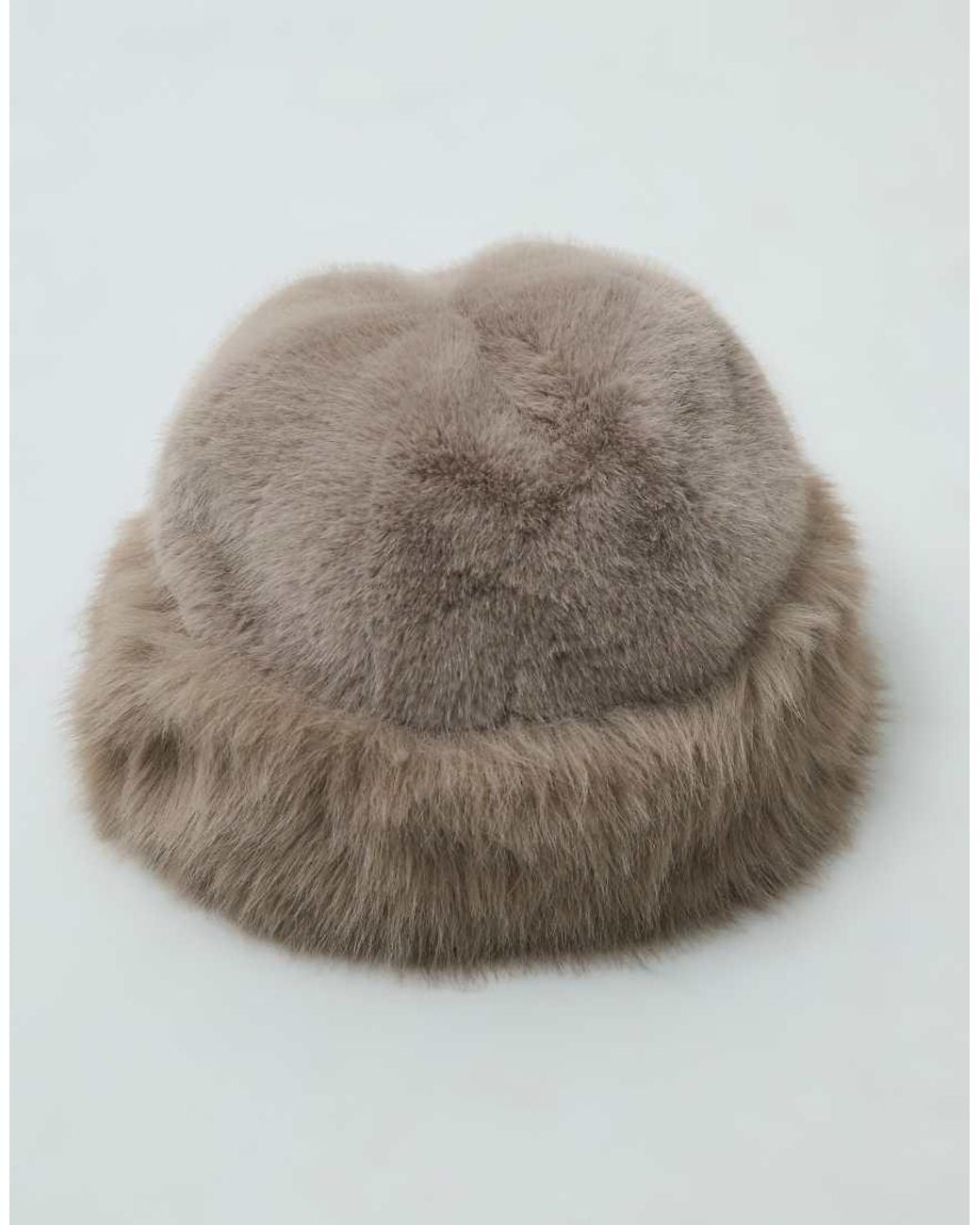 Vero Moda Brown Faux Fur Beanie