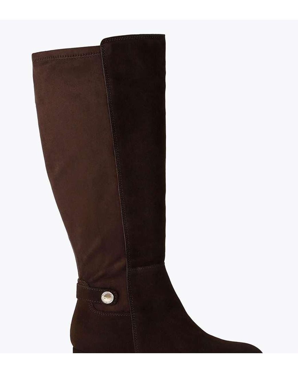 Carvela Kurt Geiger Brown Gaia Knee2 Wide Fit Knee Boots