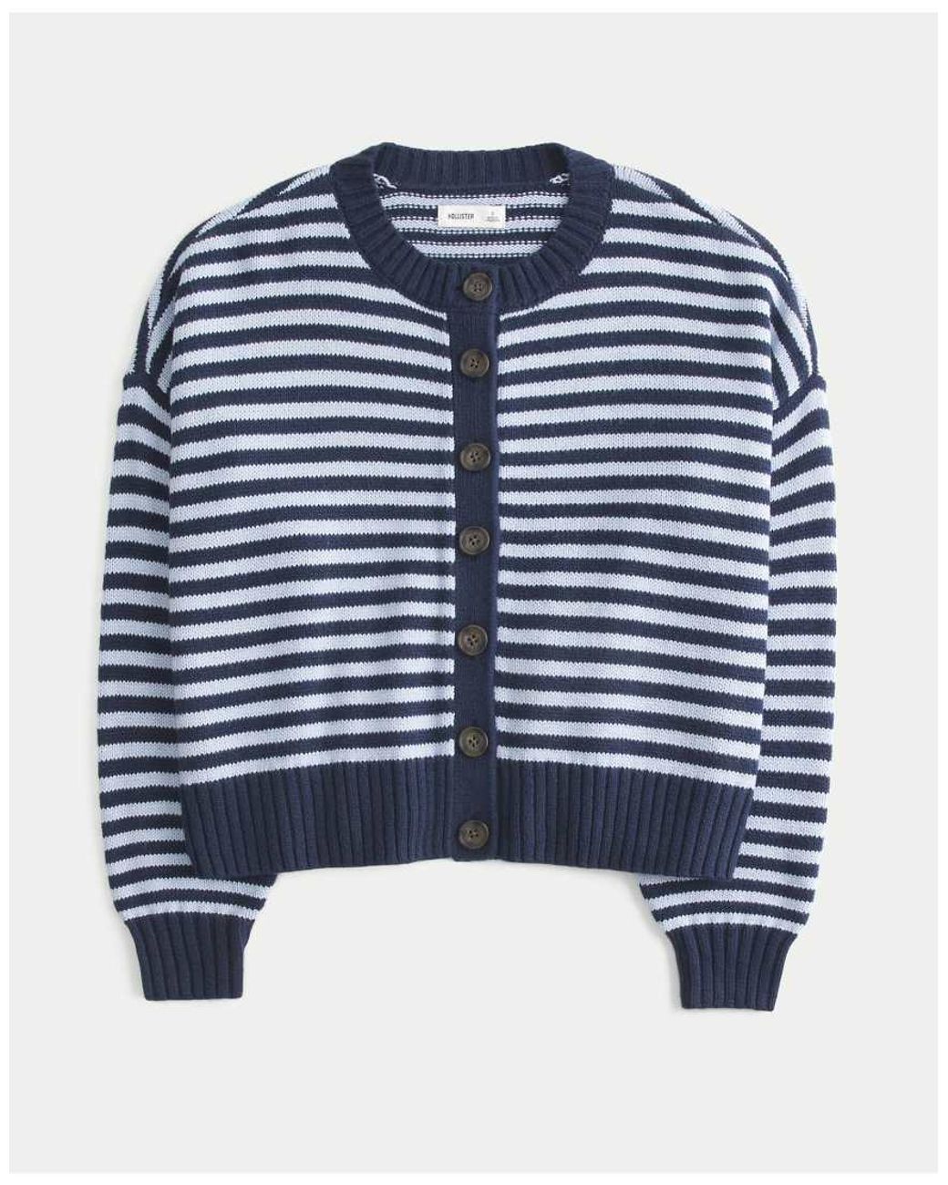 Hollister Blue Easy Crew Cardigan
