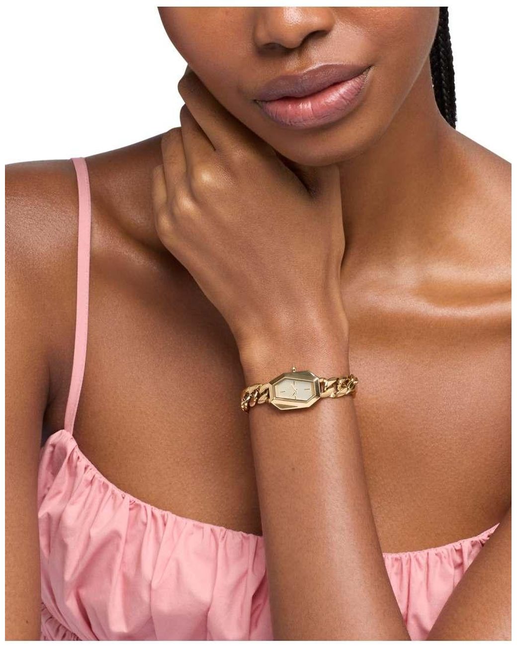 Michael Kors Metallic Suri Two-Hand-Tone Stainless Steel Watch, Mk7615