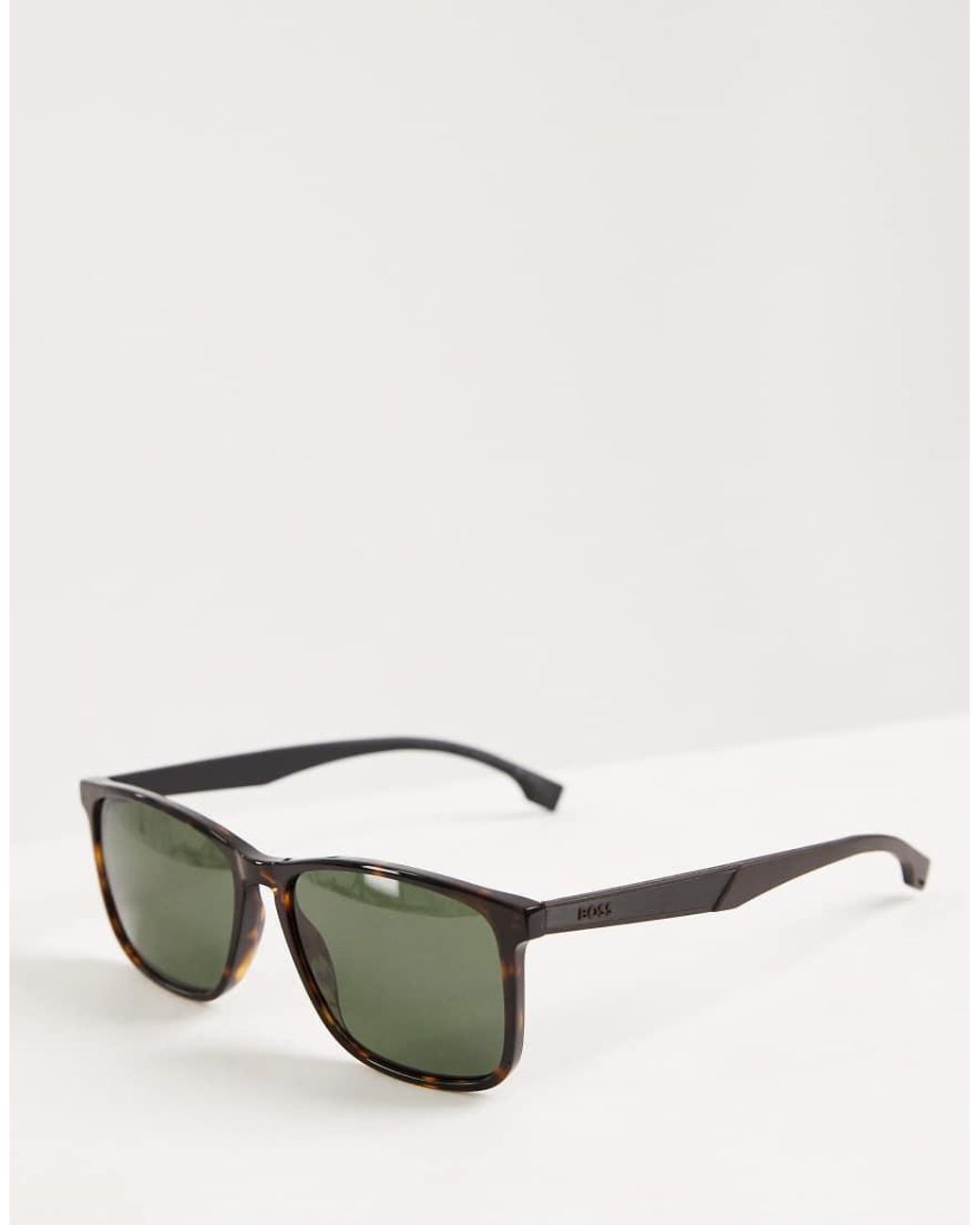 Boss Sunglasses Brown Boss Square Sunglasses for men