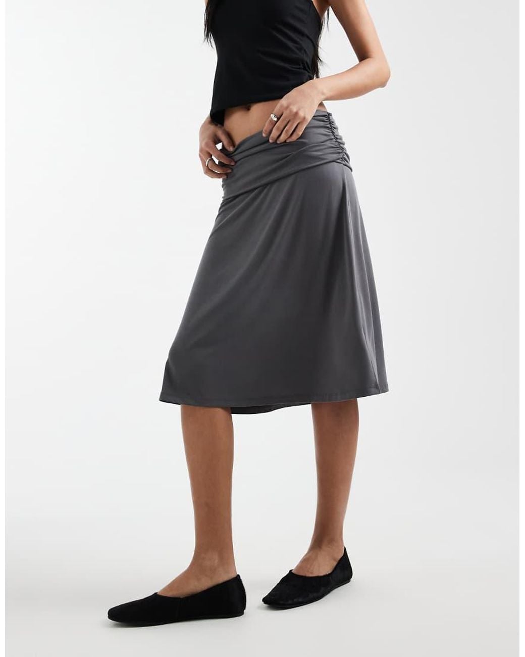 Cotton On White Billie Slinky Skirt