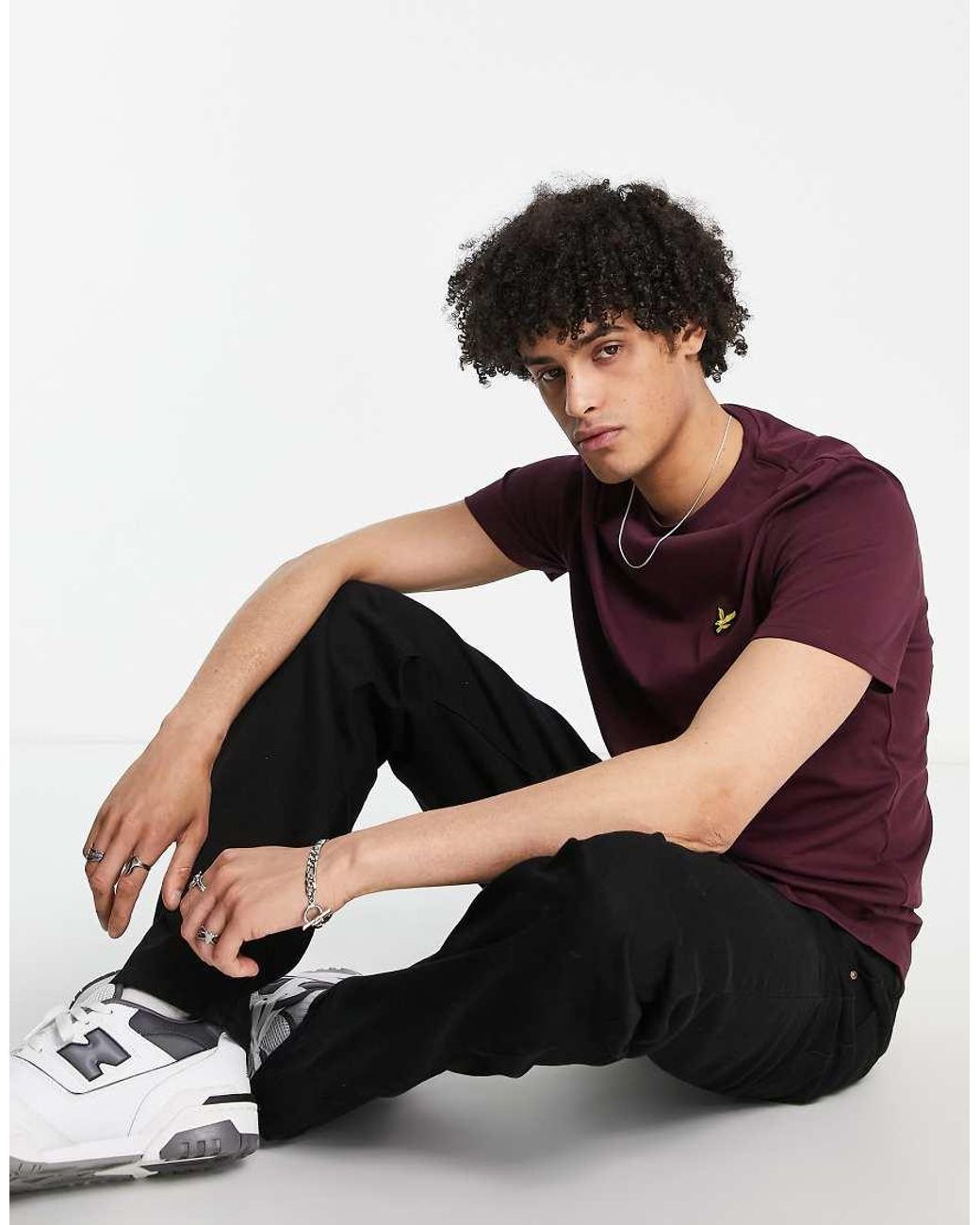 Lyle & Scott Purple T-shirt for men