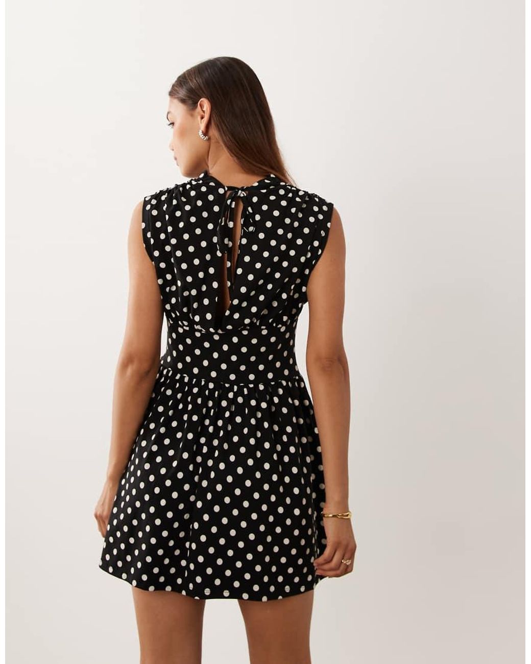 ASOS Black Short Sleeve Cinched