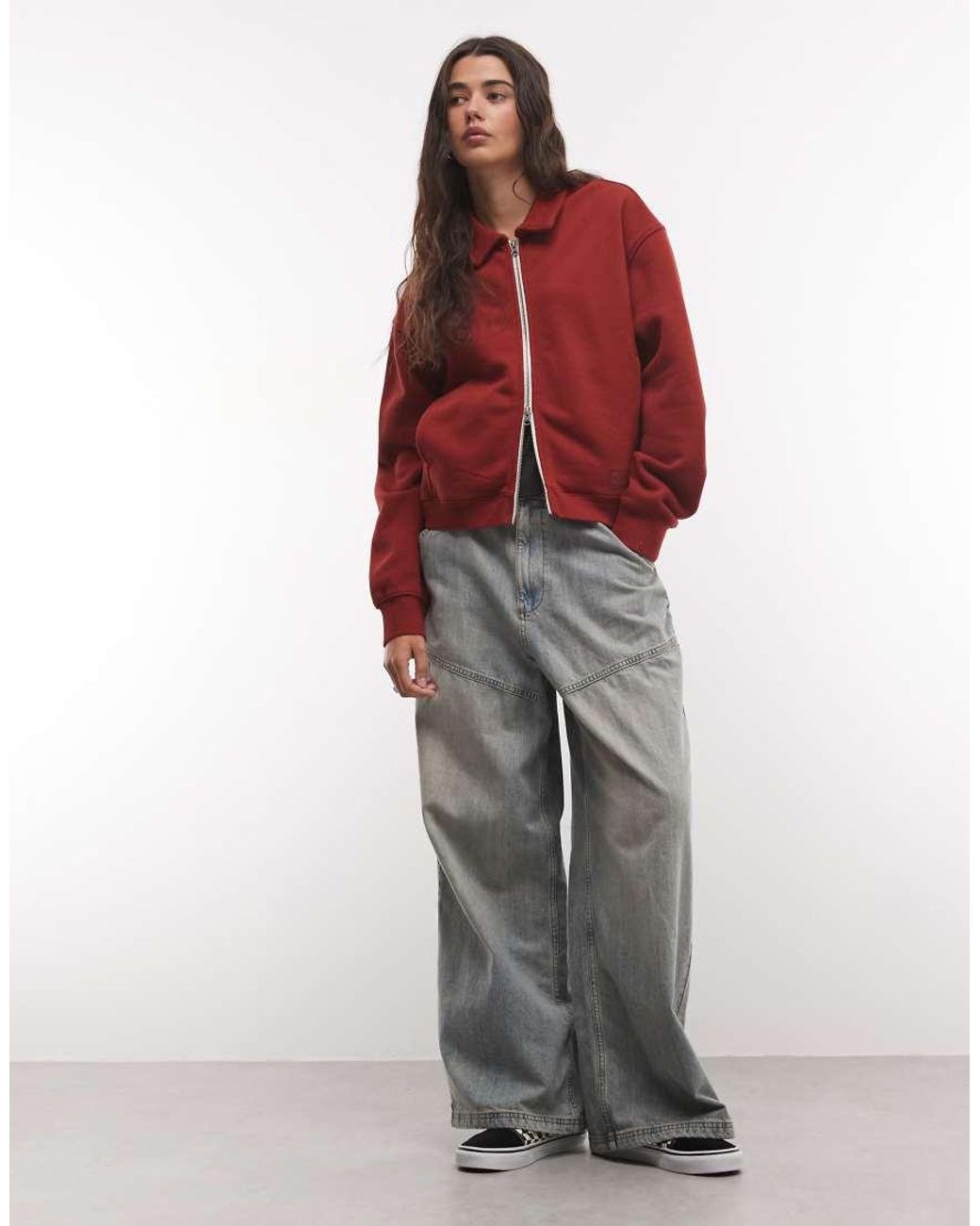 Vans Red Alanna Fleece Jacket