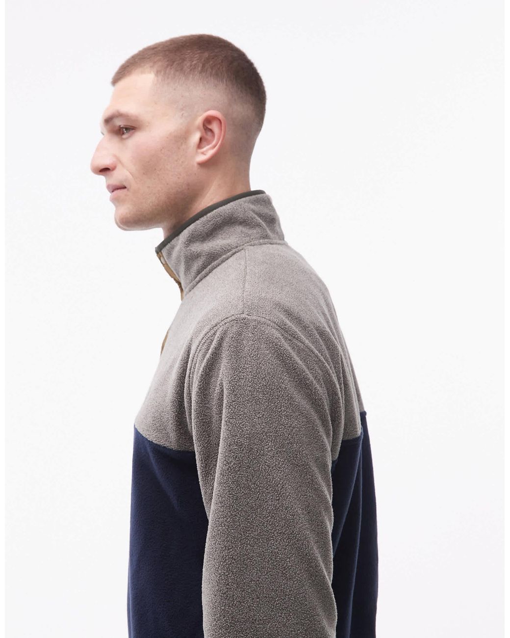 Abenaki - polaire à enfiler avec demi patte Element pour homme en coloris Blue