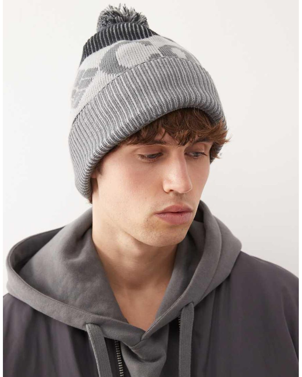 Columbia Gray Polar Powder Iii Beanie for men