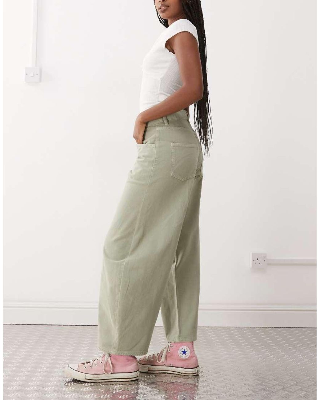 Reclaimed Vintage Natural Denim Barrel Jean