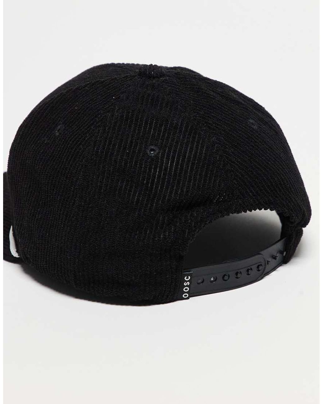 OOSC Black Classic Corduroy Cap