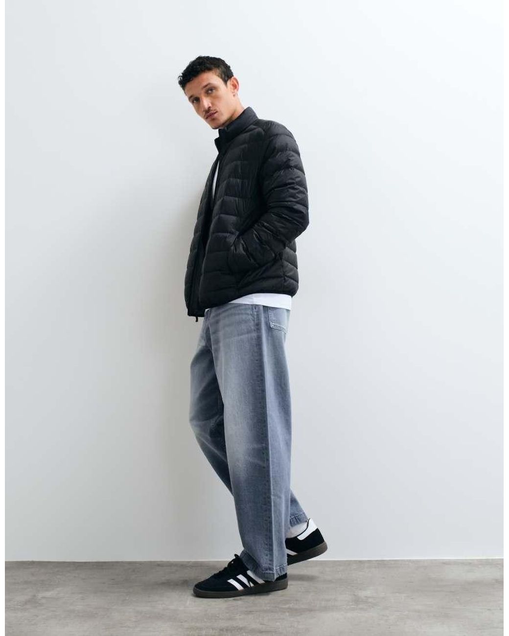 Jack & Jones Blue Down Puffer Jacket for men
