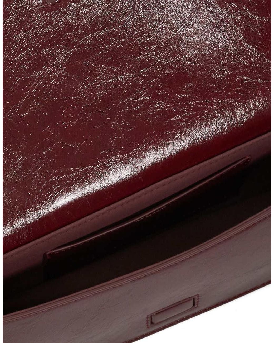 Dune Purple Bemuse Clutch Bag
