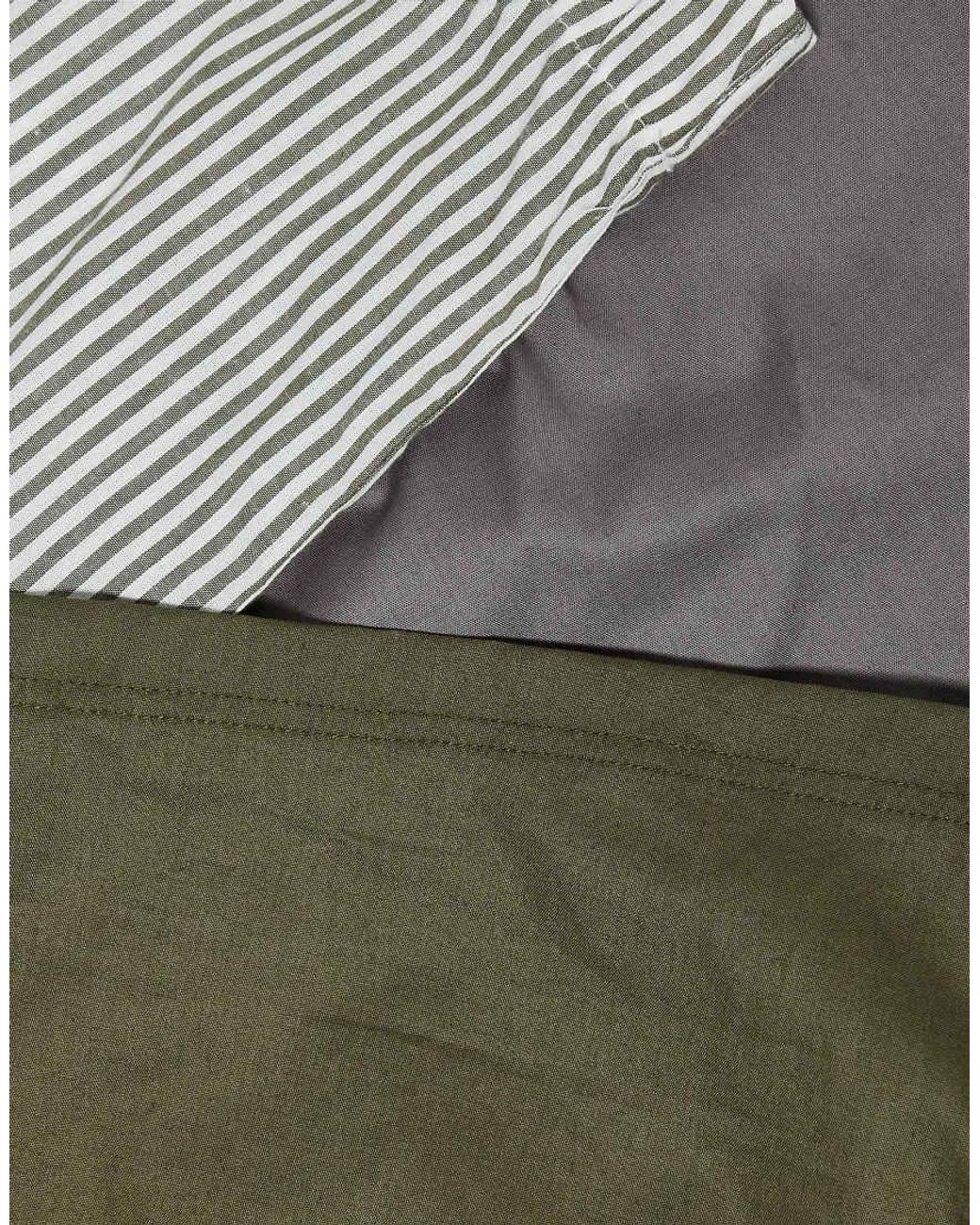 Jack & Jones Gray 3 Pack Stripe Woven Boxers for men