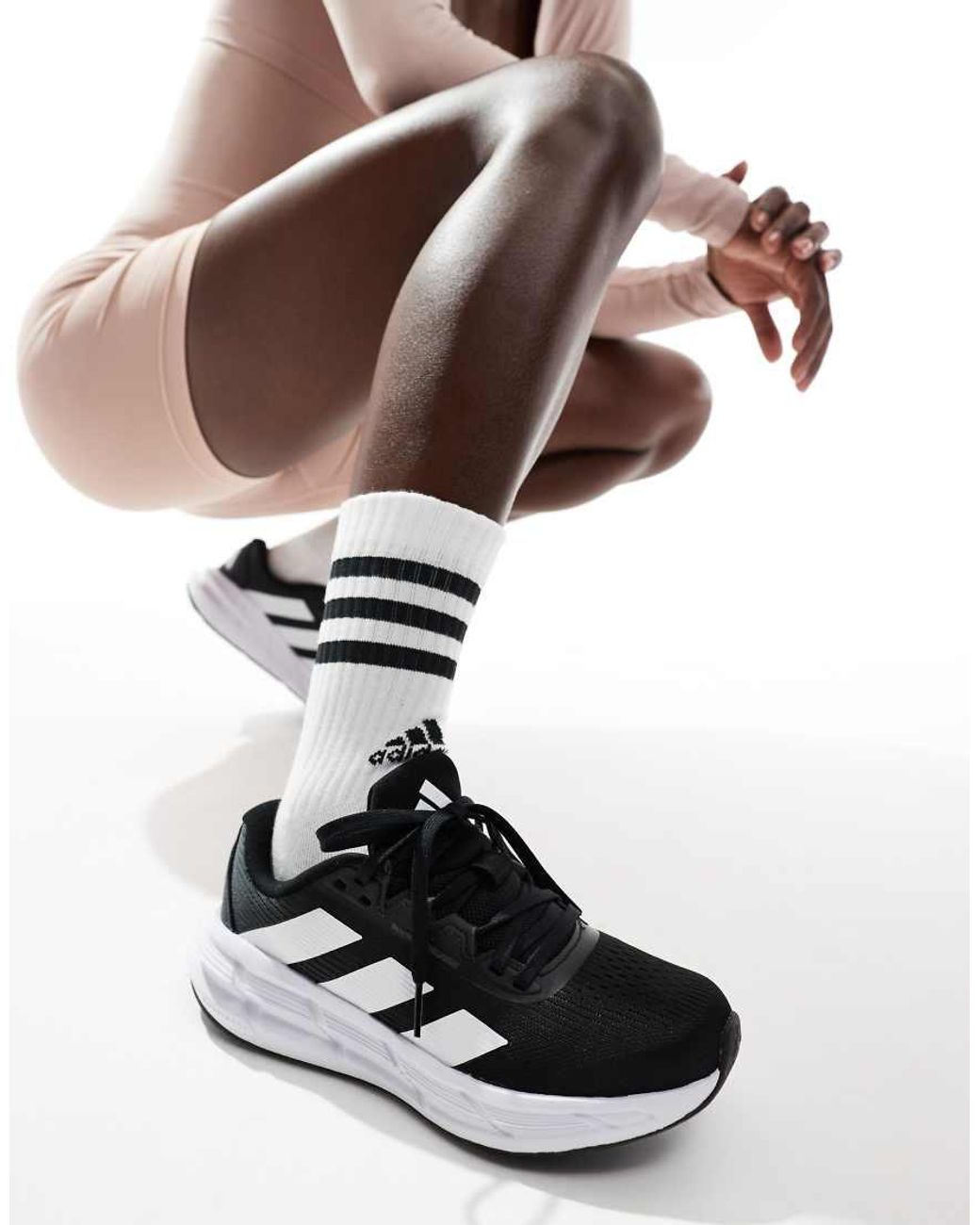Adidas Originals White Adidas Running Questar 3 Trainers